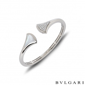 Bvlgari White Gold Diamond & Mother of Pearl Divas' Dream Bracelet Bvlgari White Gold Diamond & Mother of Pearl Divas' Dream Bracelet